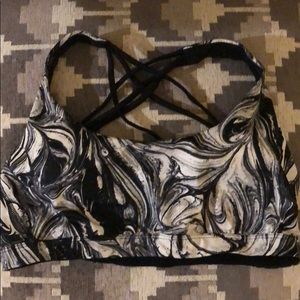 Vs padded sports bra with strappy back
